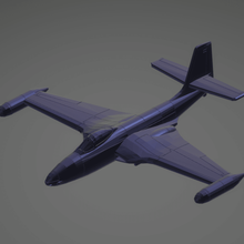 1 200 mcdonnell f2h banshee game aircraft model miniature wargame 3d print model - Mito3D