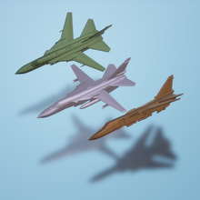 1 200 sukhoi su 24 eskrimci oyun uçak model minyatür savaş oyunu 3d print model - Mito3D