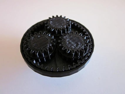 1 246 gearbox 3d gear makerbot openscad parametric planetary engineering 3d print model - Mito3D