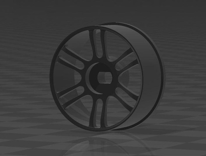1 24 - 28 rc miniz wltoys awd rim enkei rpf1 kyosho k969 k989 car rcs rims drift street wheel wheels sb 3d print model - Mito3D