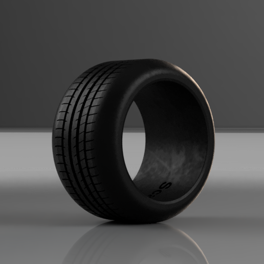 1 24 14 gedehnt Reifen 4 Breiten 3D print model - Mito3D