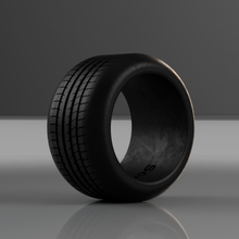 1 24 14 stretched tyres 4 widths 3d print model - Mito3D