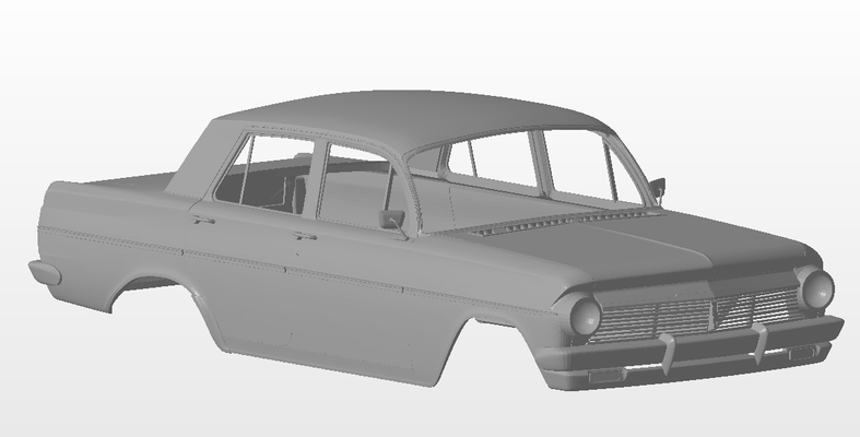 1 24 1964 eh holden scale bodies kingswood monaro gts avustralyalı kas araba araç vücut 3d print model - Mito3D