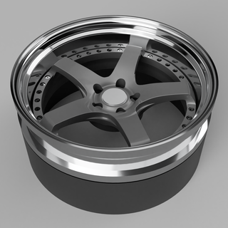1 24 3d impressão pronto roda ss psp419s modelos plástico scalecars Modelos escala 3d print model - Mito3D