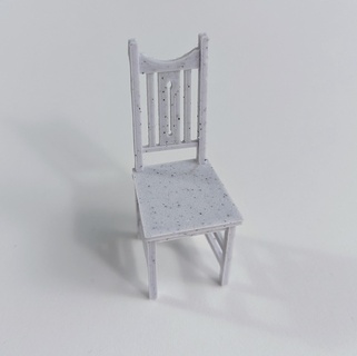 1 24 arts crafts style chair chair craftsman arts crafts scale model 1 24 scale chair furniture scale furniture  3d print model - Mito3D