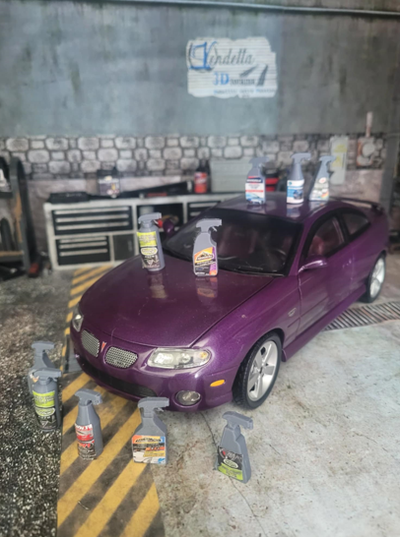 1 24 bouteille de nettoyant x5 cleaner bottle diecast diorama maquette garage outil voiture automobile m canique scale model tool car mechanics outillage bidon liquide huile contenant 3d print model - Mito3D