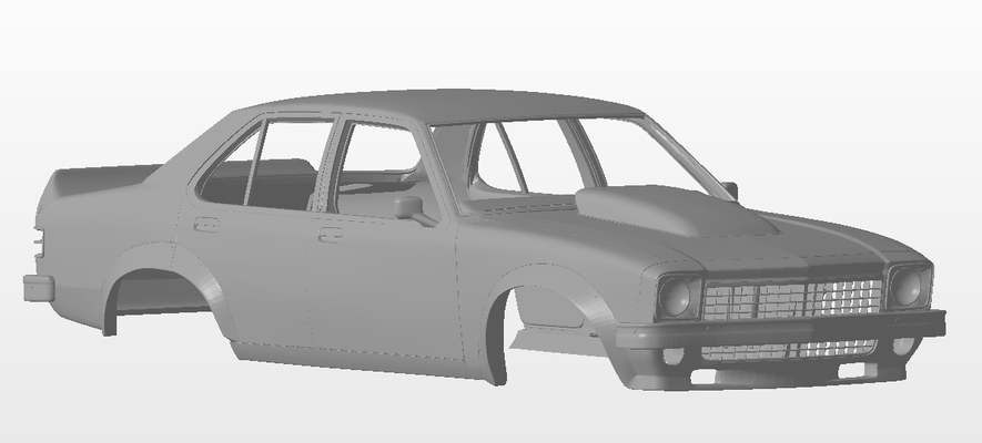 1 24 holden torana slr5000 scale bodies kuru monaro gts avustralyalı kas araba araç vücut 3d print model - Mito3D