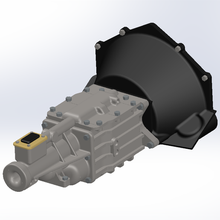 1 24 escala borg warner tremec t5 5 speed manual transmissão gm 3d print model - Mito3D
