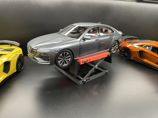 1 24 scale car scissor lift game 24scale toy diorama garage 3d print model - Mito3D