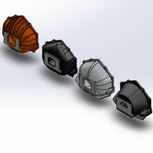 1 24 ölçek chevy bulaşma çan kulübesi seçenekler dosya paketlemek 3d print model - Mito3D
