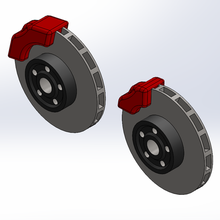 1 24 escala disco freios jogos 3d print model - Mito3D