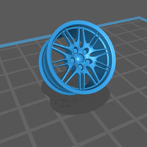 1 24 scale e39 m5 rims - bmw oem wheels 3D print model - Mito3D