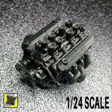 1 24 scala motore guado Shelby cobra 427 v8 modello kit tamiya aoshima pressofuso jdm macchina miniatura toyota nissan volkswagen vr6 sr20 3d print model - Mito3D
