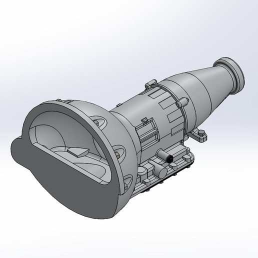 1 24 scala guado c6 automatico trasmissione bbf i6 3D print model - Mito3D