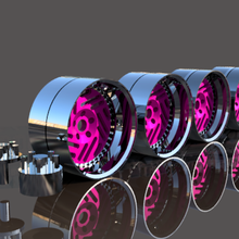 1 24 échelle modèle roue idk 18 12 jdm tamiya dérive s13 s14 s15 180sx r32 r33 r34 86 pandem fusée lapin hoonigan 3d print model - Mito3D