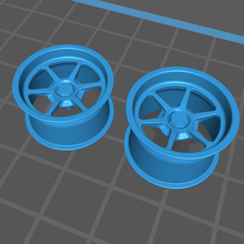 1 24 scale oz racing rims 18 inch offset 3d print model - Mito3D