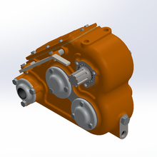 1 24 scale rockwell t221 transfer case 3d print model - Mito3D