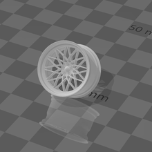 1 24 scala roda cerchi 19 205mm tamiya fujimi aoshima attrezzo macchina cerchio ruote ruota enkei 3d print model - Mito3D