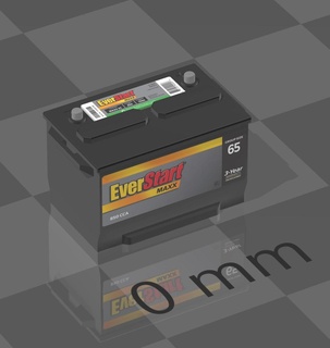 1 24 escala iniciante bateria caminhão carro acessório começar 3d print model - Mito3D