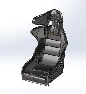 1 24 sparco pro-adv ultralight fiberglass seat scale model kit tamiya aoshima diecast jdm car miniature 124 custom 3dprint resinart design3d 3d print model - Mito3D