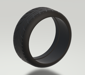 1 24 stance tires 245x25 r19 rims 19x10j 1 24 tires 1 24  3d print model - Mito3D