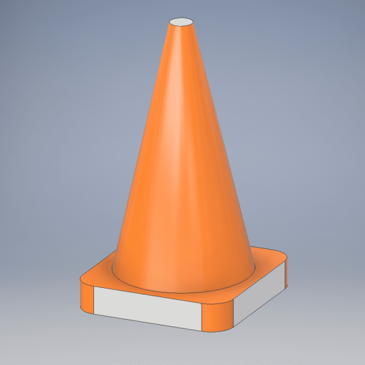 1 24 traffic cone scale 124 hobby 3D print model - Mito3D