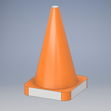 1 24 traffic cone scale cone 1 24 cone 124 124 cone 124 scale cone traffic cone hobby 3d print model - Mito3D