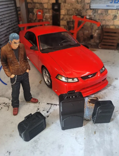 1 24 valise plongeurs transport moulé pression diorama modèle réduit garage outil voiture automobile mecanique échelle mécanique outils bagage 3d print model - Mito3D