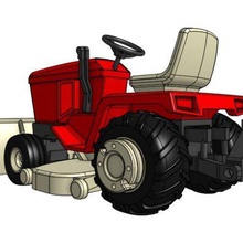 1 25 gt8 &gt9-Accessoire pack verschiedene - Ausrüstung Garten Traktor 3d print model - Mito3D
