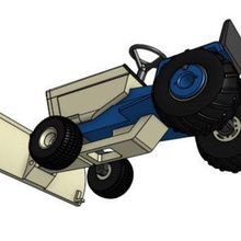 1 25 Modell gt-Raupen-mounts verschiedene Traktor 3d print model - Mito3D