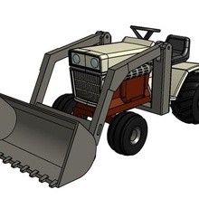 1 25 gt model loader various tractor 3d print model - Mito3D
