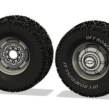 1 25 scale 165 chevy truck wheel tire hub cap 3d print model - Mito3D