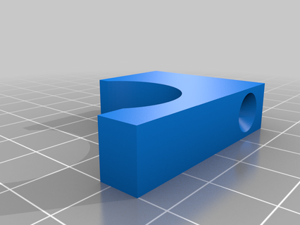 1 2 21mm cloruro polivinilo tubo tornillo montar soporte partes 3d print model - Mito3D