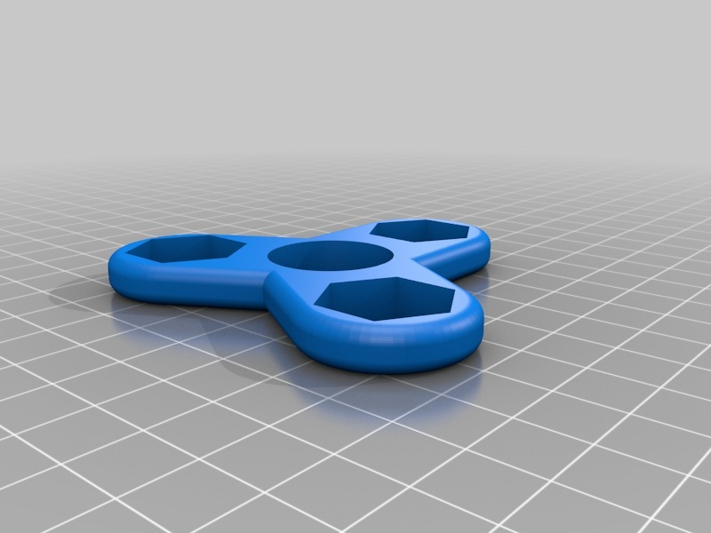 1 2 Spinner angepasst mechanisch Spielzeuge 3D print model - Mito3D