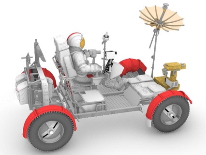 1 32 - lunar roving vehicle apollo space model rover lrv lm realspace 3d print model - Mito3D
