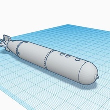 1 32 ölçek mk13 us Donanma torpido 3d print model - Mito3D