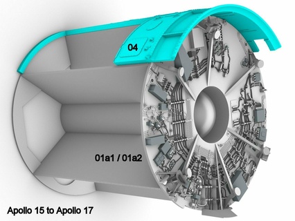 1 32 service module apollo spacecraft 3d print model - Mito3D