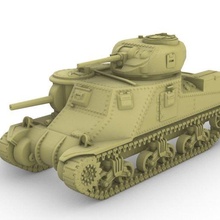 1 35 72 48 16 m3 hibe orta ingiliz ölçek tank model 3d print model - Mito3D