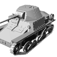 1 35 72 48 16 ölçek fiat Ansaldo l6 40 İtalyan tank oyun model ww2 İkinci Dünya Savaşı kitler 3d print model - Mito3D