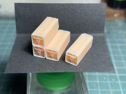 1 35 ammunition boxes ww2 french artillery 1-35 3d print model - Mito3D