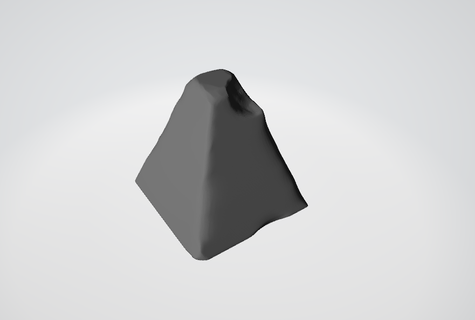 1 35 anti tank imprimible obstáculo molde cemento Arte 3d print model - Mito3D