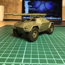 1 35 armoured car oa vz 82 jarmila game 3d print model - Mito3D