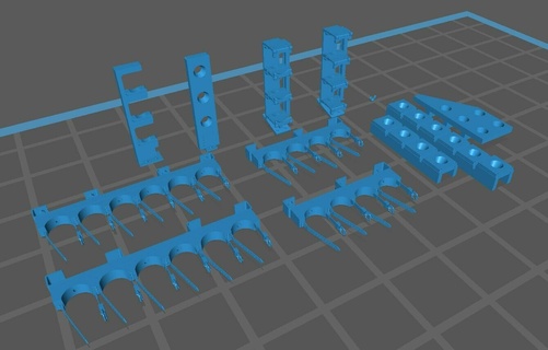 1 35 ferdinand elefant ammo racks 3d print model - Mito3D