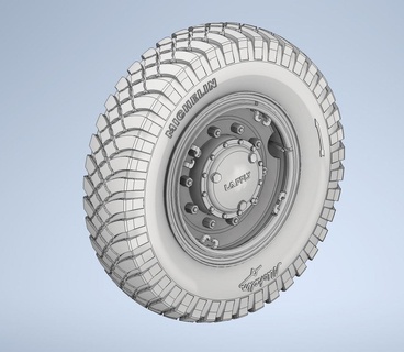 1 35 laffly s35t wheels 1-35 ww2 3d print model - Mito3D