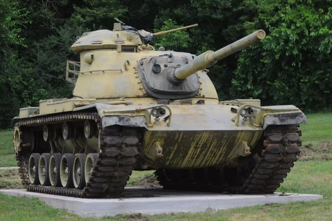 1 35 m68 105mm arma fogo m48a5 m60 liso tanques militares m48 Patton barril 3d print model - Mito3D