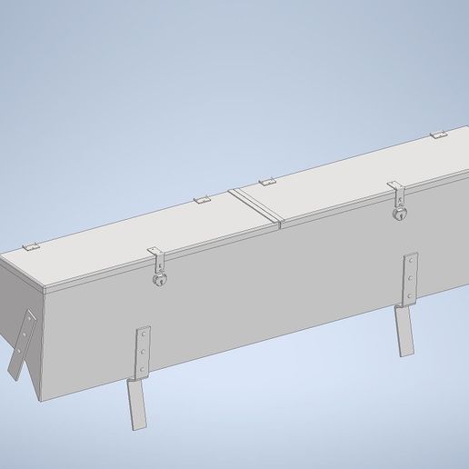 1 35 panzer iii posteriore cassetta degli attrezzi 24th divisione 3 3D print model - Mito3D