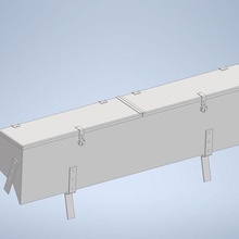 1 35 blindado iii posterior caja herramientas 24th división 3 3d print model - Mito3D