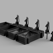 1 35 bomba pacote arte d'água cocho diorama ww2 soldado escala modelagem escalar escalomodelo 3d print model - Mito3D