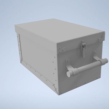 1 35 scale 37cm flak 18 ammo boxes 3d print model - Mito3D