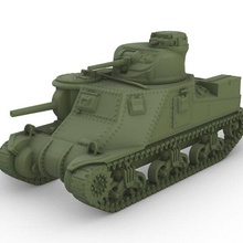 1 35 échelle modèle Etats Unis m3 Lee guerre ii moyen réservoir 3d print model - Mito3D